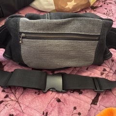 デニム.ウエストバッグの画像