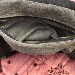 デニム.ウエストバッグの画像