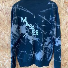 A-904【リユースのサカイ野々市店】MASSES スウェットジャケット メンズ ブラック Sサイズの画像
