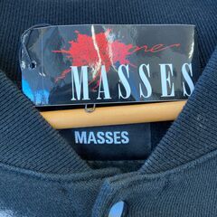 A-904【リユースのサカイ野々市店】MASSES スウェットジャケット メンズ ブラック Sサイズの画像