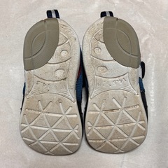 moonstar ベビー スニーカー 青赤紺　3Eの画像