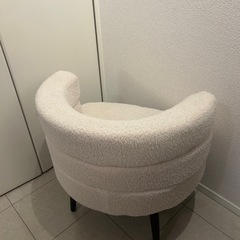 カフェ風　チェア　ホワイトの画像