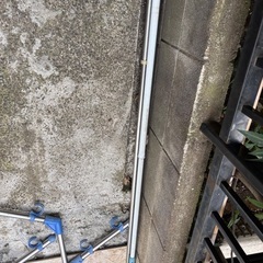 物干し台2台　物干し竿3本の画像