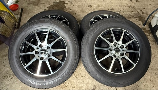215/65R15　2本　195/70R15 2本ほぼ新品！ホイール美品　サマータイヤ　ホイール付き4本セット