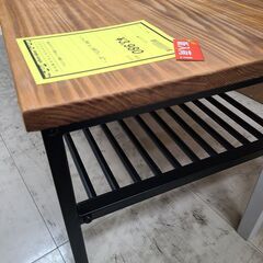 J1945【リユースのサカイ柏店】ローテーブル　コーヒーテーブル　パイン材　クリーニング済みの画像