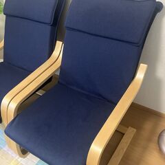 IKEA POANG アームチェア, バーチ材の画像