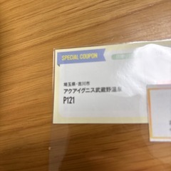 吉川南　アクアイグニス　半額券の画像