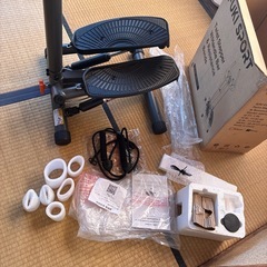 足腰運動用左右踏み込み健康器具＊デジタル表示付き健康器具の画像