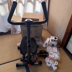 足腰運動用左右踏み込み健康器具＊デジタル表示付き健康器具の画像
