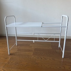 【差し上げます】レンジ上ラック伸縮式台所 キッチン    ラックの画像