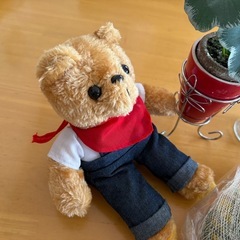 ベアーやフラワーの置物など5点セットの画像