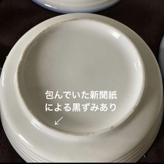 花柄 煮物皿 6枚セットの画像