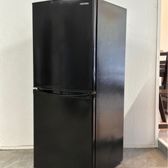 アイリスオーヤマ 2ドア冷蔵庫 142L 2023年製 IRSD-14A-B 黒 ブラック