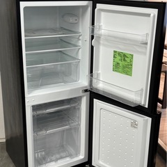 アイリスオーヤマ 2ドア冷蔵庫 142L 2023年製 IRSD-14A-B 黒 ブラック