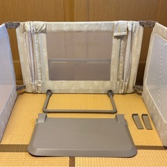 おくだけとおせんぼ ベビーゲート スマートワイド ベビーフェンス　日本育児の画像
