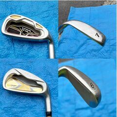 【❗️✨初心者〜中級者向け✨❗️】⛳️ LYNX USA TOUR キャディバッグ＋ゴルフクラブ8本セット／HONMAクラシック含む 現状品の画像