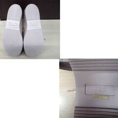 未使用保管品 ヌーベルヴォーグ リラックス ハイカットスニーカー スエード ベージュ色 23.5㎝ 星飾り レディース Noubel Voug  Relax 苫小牧西店の画像