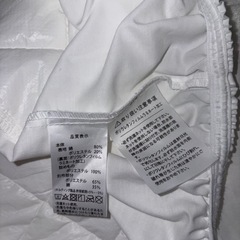 【中古品】サンデシカ　防水キルトシーツ（ミニサイズ）２枚の画像