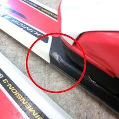 Volkl P60 ジュニアスキー2点セット 130cm 赤×白 フォルクル 子ども用 スキー板 札幌市 西区 西野店の画像