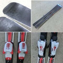 Volkl P60 ジュニアスキー2点セット 130cm 赤×白 フォルクル 子ども用 スキー板 札幌市 西区 西野店の画像