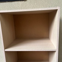 【取引相談中】
木目調3段カラーBOXの画像