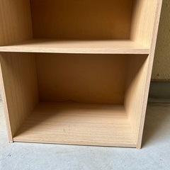 【取引相談中】
木目調3段カラーBOXの画像