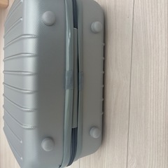 キャリーケースハンドバッグ　シルバー
の画像