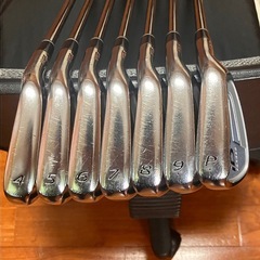 ★プロギア iD FORGED　アイアン(4〜9、PW)７本セットの画像