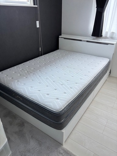 【オシャレ】ニトリ　ダブルベッド　NSleep