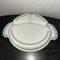 ベビー用ランチ　#プレート ゾウ柄 仕切り付き Little and Lovedの画像