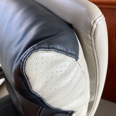 12/25まで店頭商品一部を除き半額クリスマスSALE!!開催中 K2512-164 オフィスチェア 高さ調節可能 ブラック × グレージュ キズ汚れ有りの画像