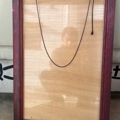 木枠の額縁　レトロの画像