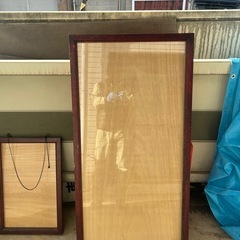 木枠の額縁　レトロの画像