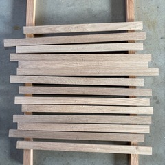 楢　ホワイトオーク角材　14本セットの画像