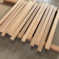 楢　ホワイトオーク角材　14本セットの画像