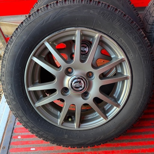 ご成約㊗️155/65R13★スタッドレスタイヤ★4本★BRIDGESTONE