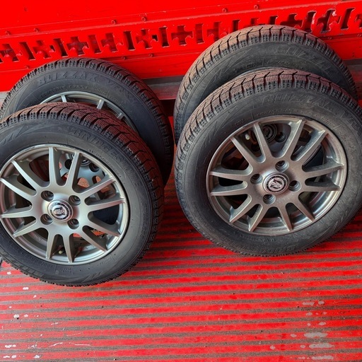 ご成約㊗️155/65R13★スタッドレスタイヤ★4本★BRIDGESTONE