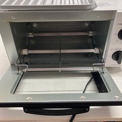 W2512-479 山善　オーブントースター YTK-FC123(W) 通電確認済み　キズ汚れ有りの画像