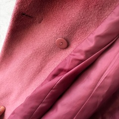 CECIL McBEE フォックスファー付きコート ピンクの画像