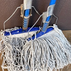水拭き用 モップ 2本セットの画像
