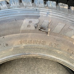 スタッドレスタイヤ　ブリザック　165R13の画像
