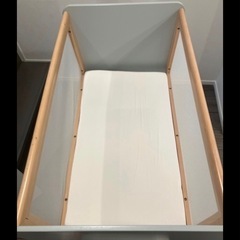 LiLiwagon ベビーベッド　ぐれーグレーの画像