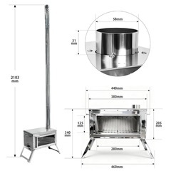 薪ストーブ　美品の画像