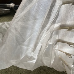 レースカーテン　２枚の画像