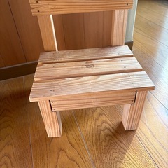 木の椅子の画像