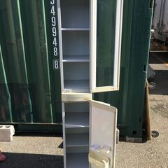 JM20555K)WACODOスリムラック＜幅：約27cm 高さ：約175cm 奥行約36cm ＞中古品【取りに来られる方限定】　 の画像