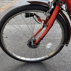 102丸石電動自転車前輪22インチ後輪26いんち26インチの画像