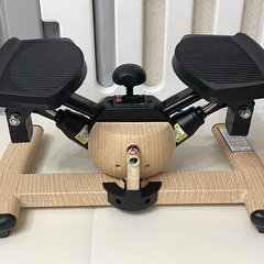 【美品】東急オアシス　ツイストエアロステッパー　木目調ベージュ　の画像