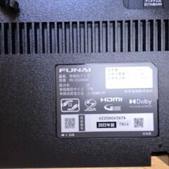 ✨FUNAI/フナイ/55型4K有機ELテレビ/2022年式/FE-55U8040/No7115✨の画像