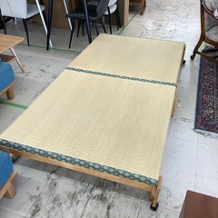 中古品　広島県中居木工　折り畳み式タタミベッド　シングルサイズ　公田店の画像